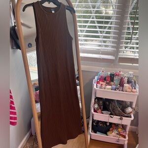 Old Navy Chocolate Ribbed Knit Top